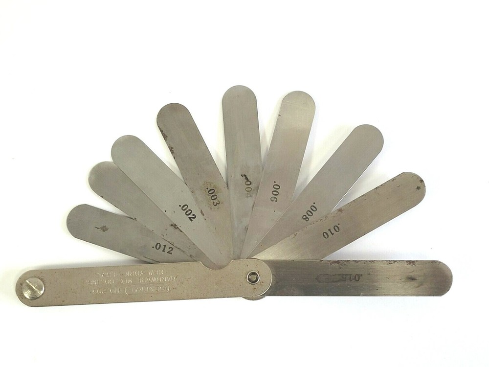 GENERAL TOOLS #209 9 LEAF THICKNESS GAGE .0015 - .015 NEW