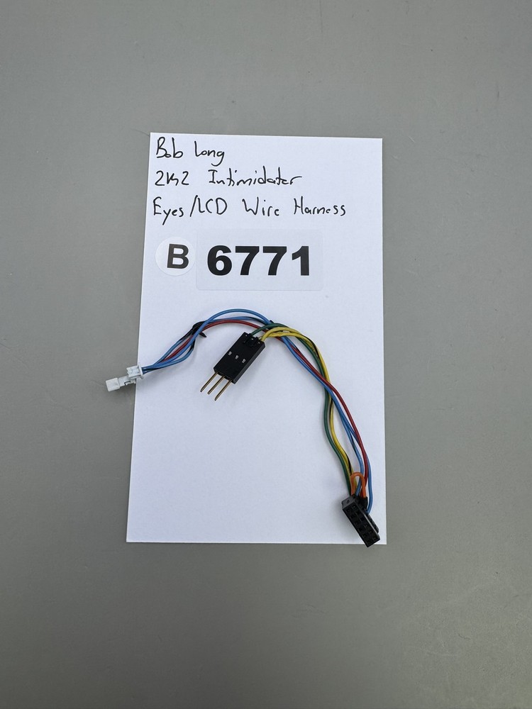 Bob Long 2K2 Intimidator Eyes/LCD Wire Harness
