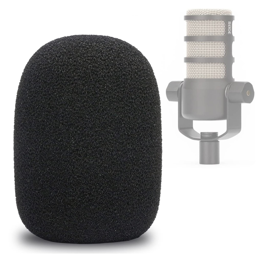 PodMic Foam Cover - Windscreen for USB Dynamic Broadcast Microphone Plosives ...