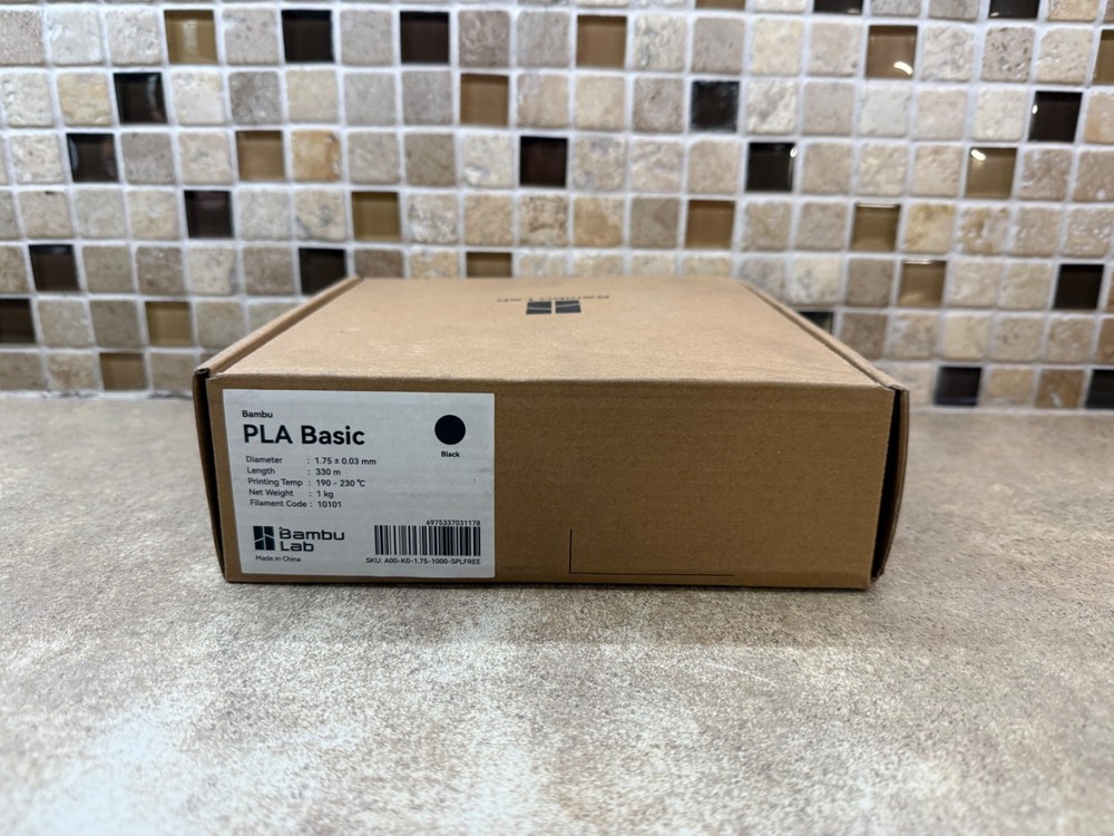 Bambu Lab 1.75mm PLA Basic Filament Black