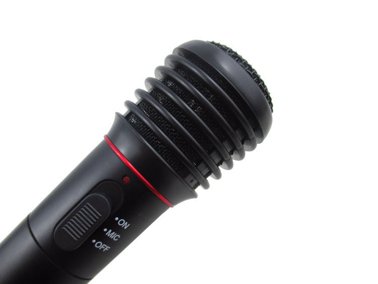 Dynamic Karaoke Vocal Wireless Wired Handheld Microphone Mic FM Receiver System
