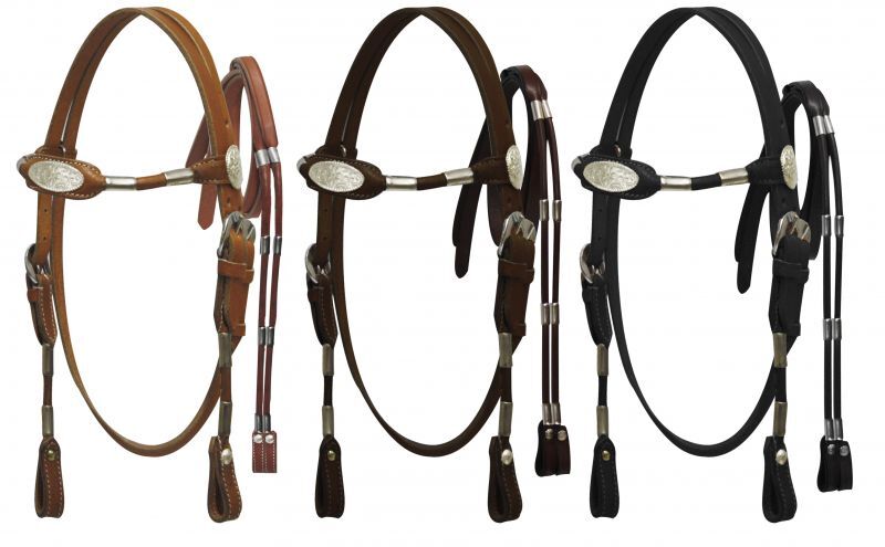 Mini Size Poco Leather Headstall w/ Reins