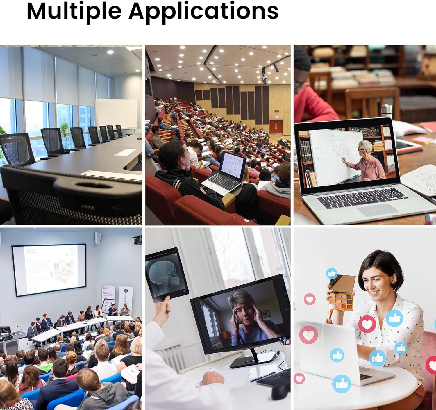 Tenveo USB3.0 and HDMI HD1080P 60FPS 20X Zoom Conference Live Streaming Camera