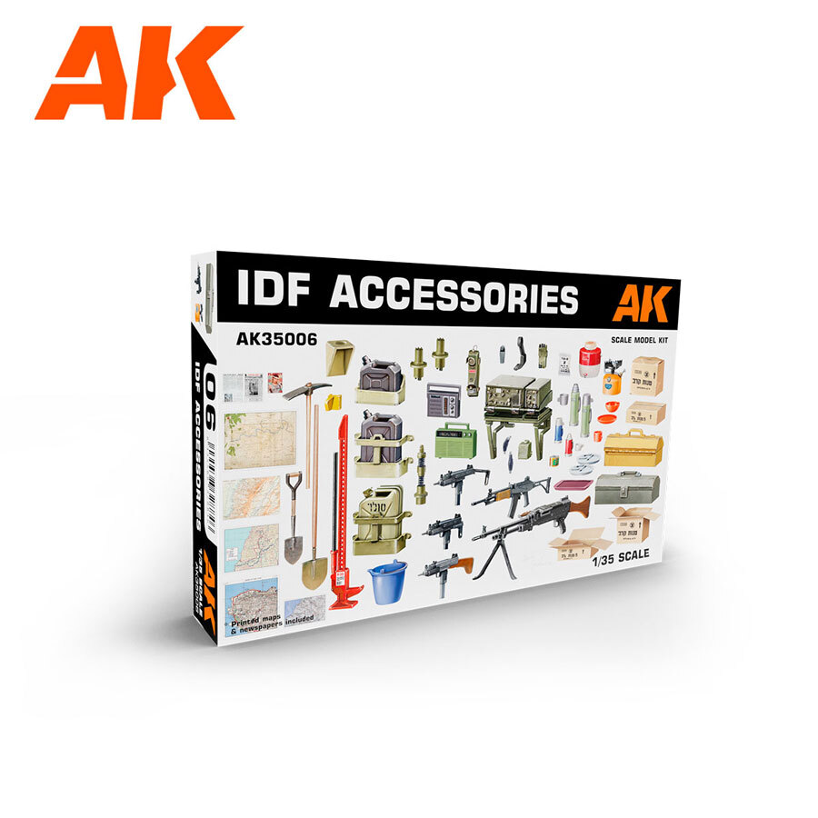 AK-Interactive 1/35 IDF Accessories 1970s-1980s