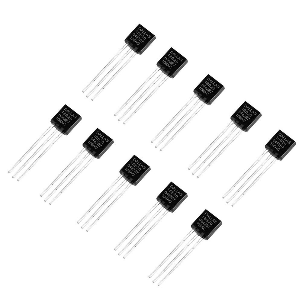 10X DS18B20 Programmable Resolution 1-Wire Interface Technology Single Bus Te...