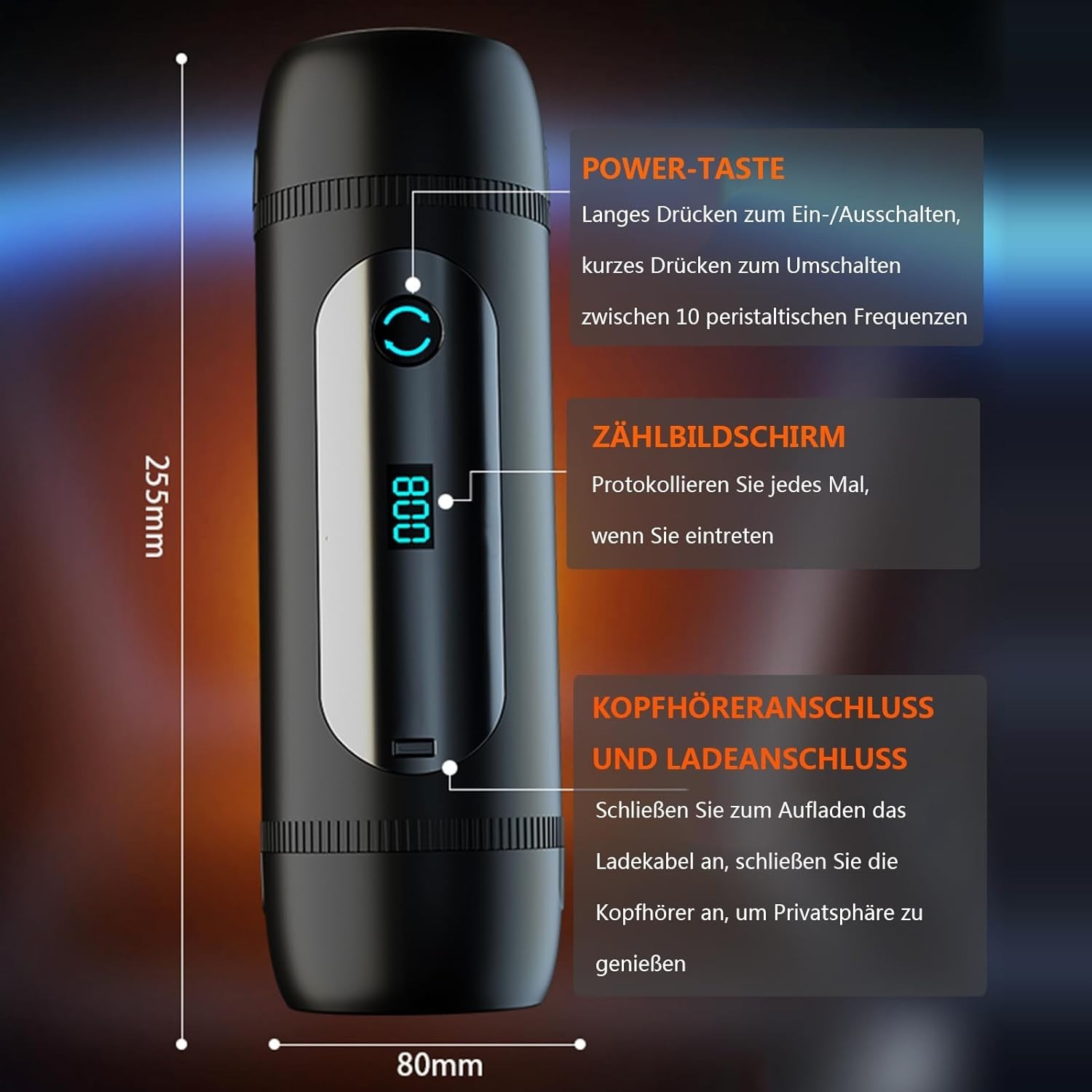 Automatic Handsfree Male Masturbater Cup Stroker Pocket-Pussy Toy Men Lubricants