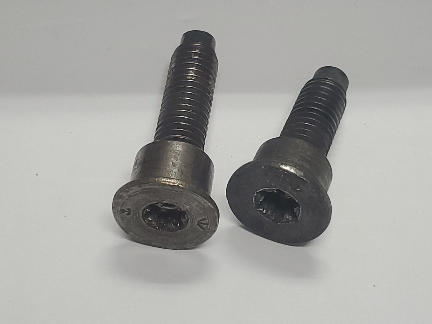 87-91 Ford F150 250 Bronco Bucket Seat Captain Chair Arm Rest Set Blue Cloth OEM