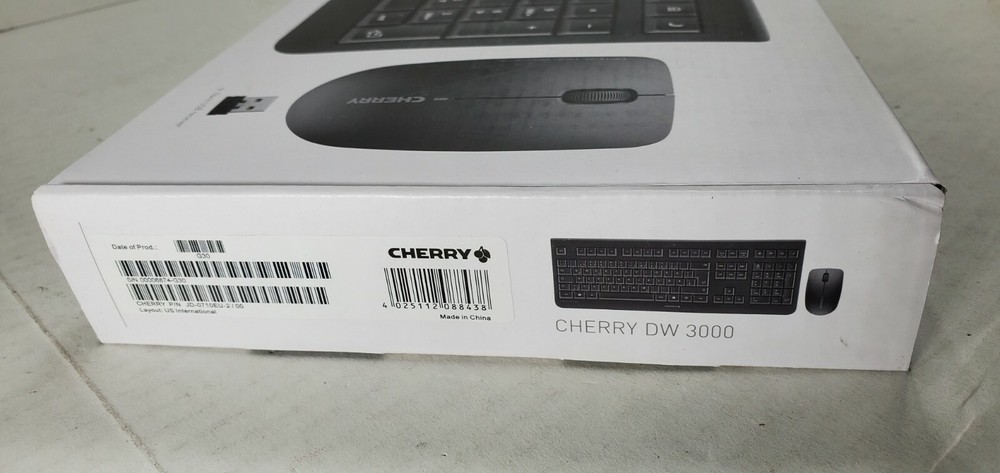 Cherry DW 3000 WIRELESS KEYBOARD/MOUSE BUNDLE JD-0710EU-2/00 New