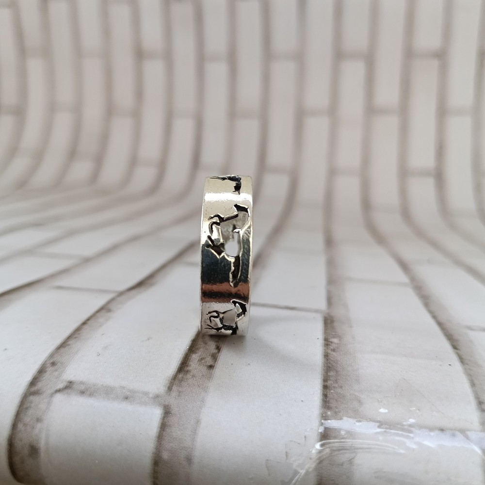 Solid 925 Sterling Silver Ring Statement Horse Ring Handmade All Size AK1509