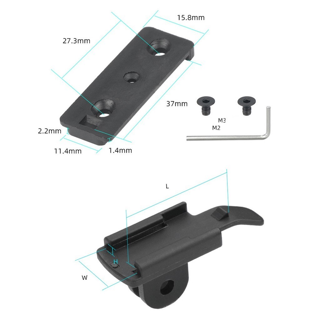 compatible bicycle headlight stand base clip buckle BL12 replacement part
