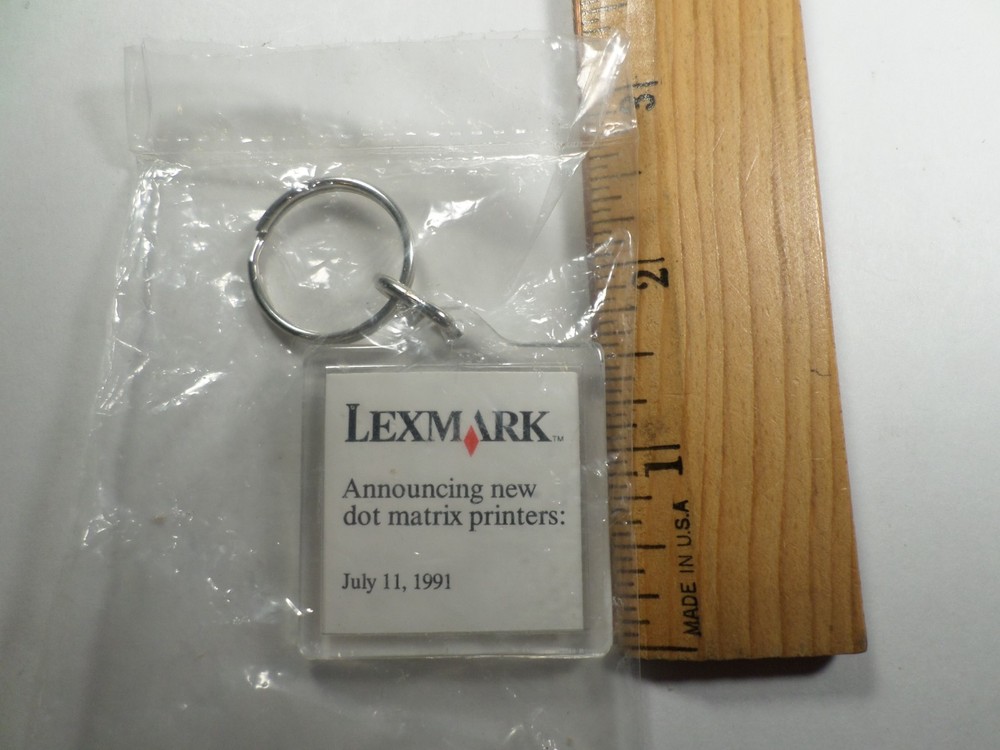 Lexmark IBM keychain 1991 New