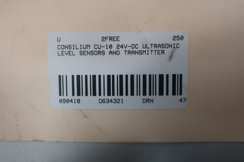 Consilium CU-10 Ultrasonic Level Sensor 24v-dc