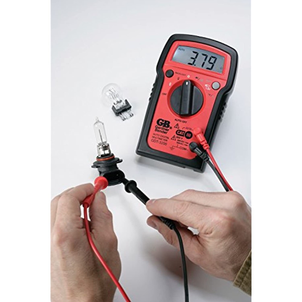 Gardner Bender GDT-3200 Digital Multimeter, 7 Funct., 7 Range, Tests AC/DC Volt,