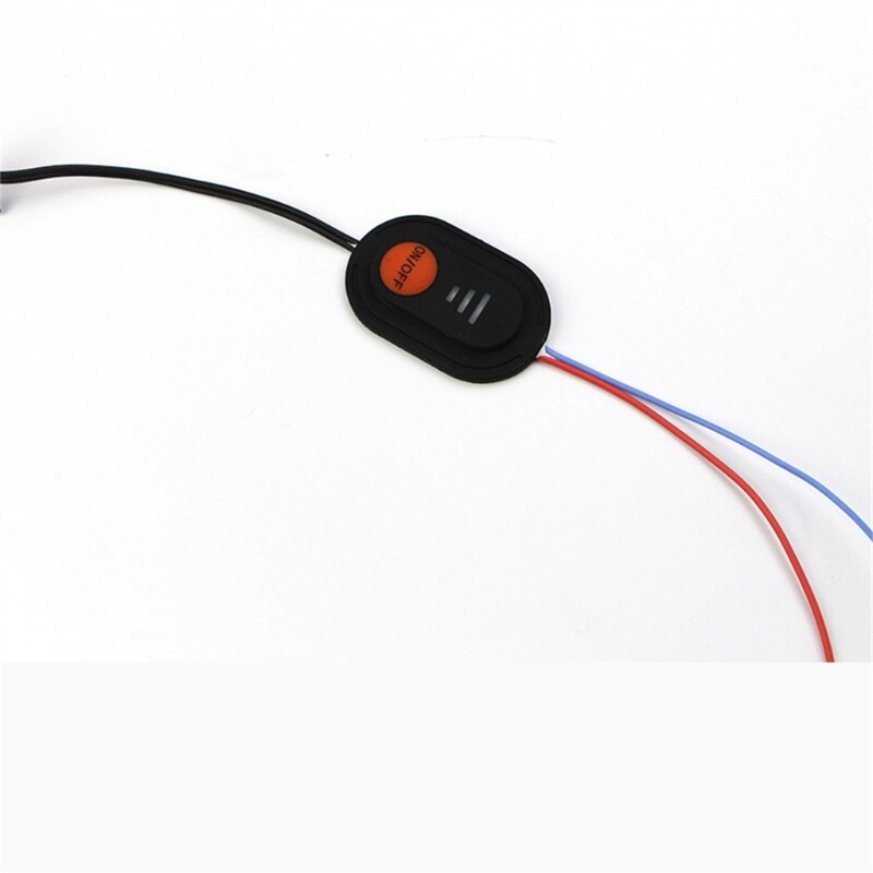 Silicone Push Button Heated Vest Pants Gloves DIY Temperature Controller