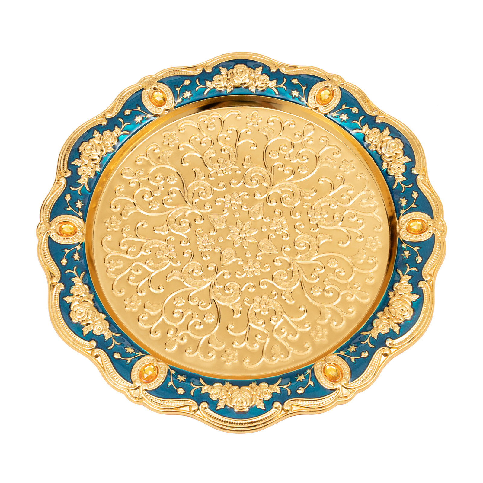 Vintage Turkish Tea Set, Luxury Turkish Coffee Set with Pot and 6 Cups for Home