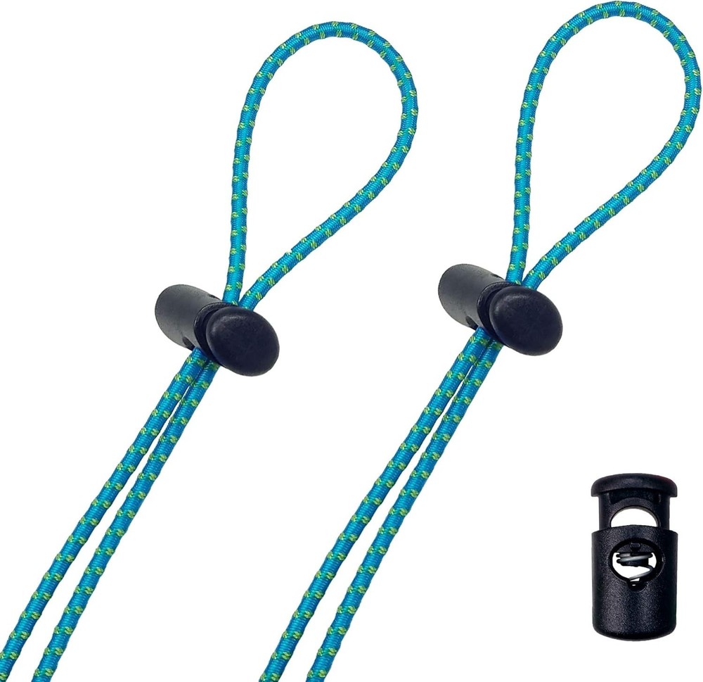 Flow Goggle Strap Kit (2-Pack) - Replacement Bungee Cord Straps For Swim Goggles