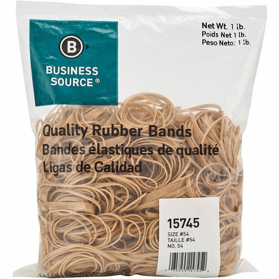 Business Source BSN15745 Assorted Rubber Bands 1 Pack