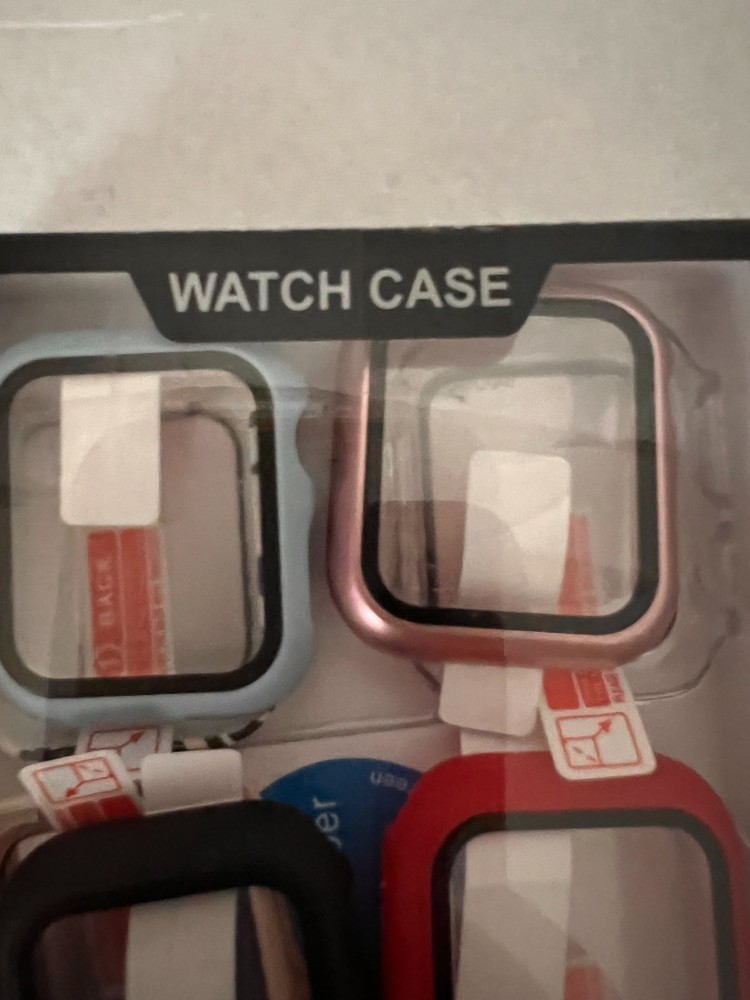 12 Pack case for Apple Watch Compatible 40mm Screen Protector with
