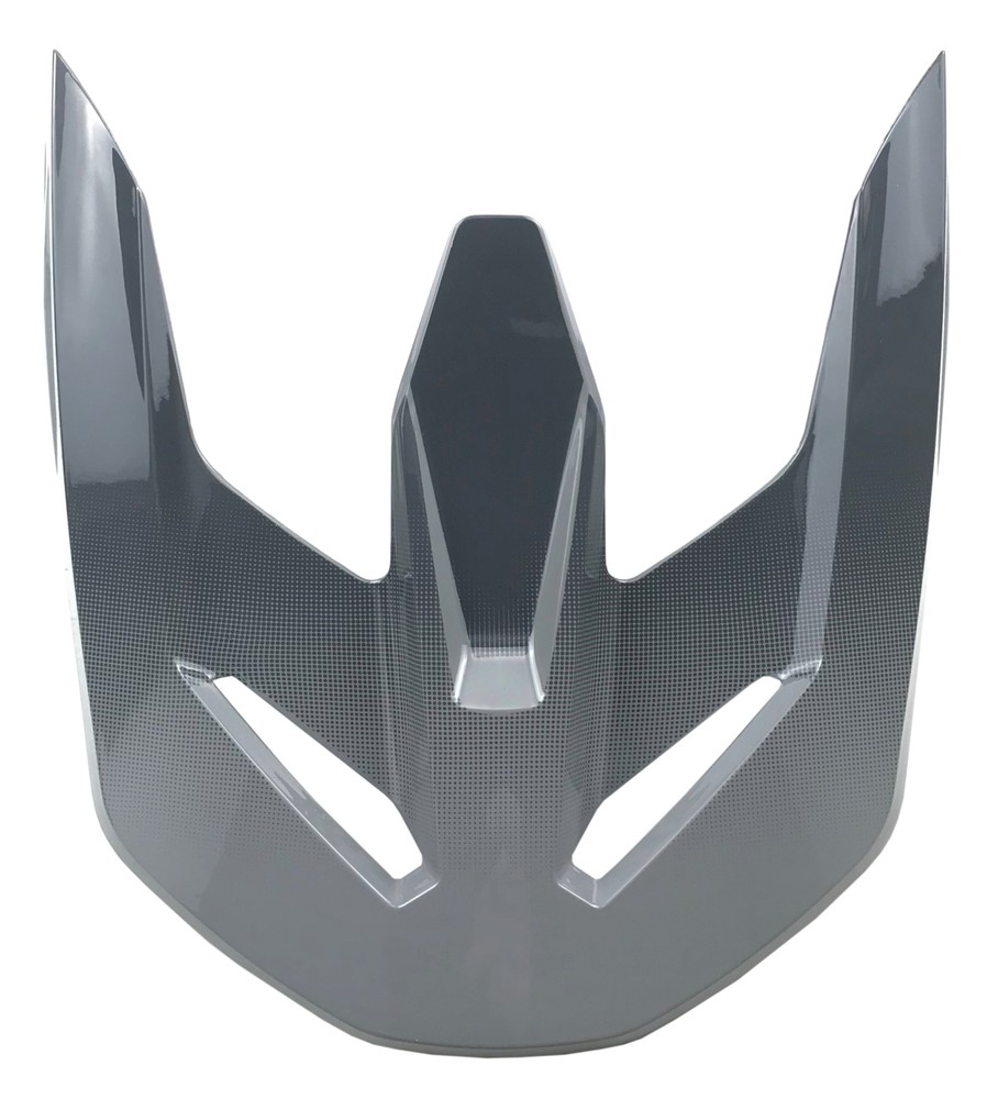 Fox Racing V1 Interfere Helmet Visor/Peak Gray/Red
