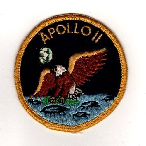 Apollo II Space Program, The Eagle Has Landed, Vintage 3" Diameter Patch
