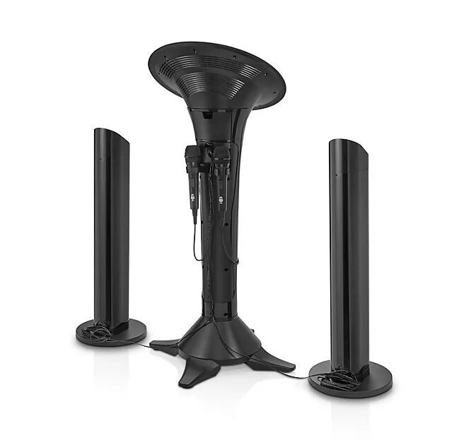 Singing Machine ISM1030BT Bluetooth Karaoke Pedestal Machine w/ Speakers (Black)