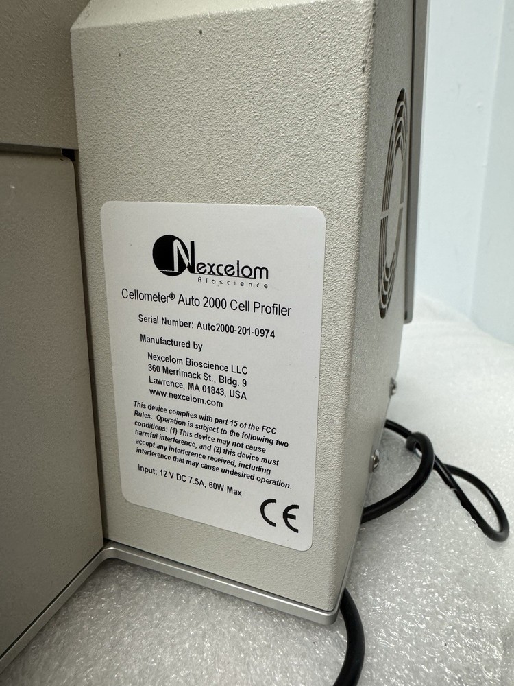 Nexcelom Cellometer Auto 2000 Cell Viability Counter Profiler (works)