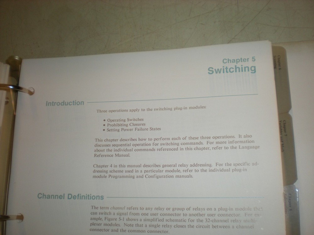 Hewlett Packard Programming & System Info Manual for HP 3235 Switch/Test Unit