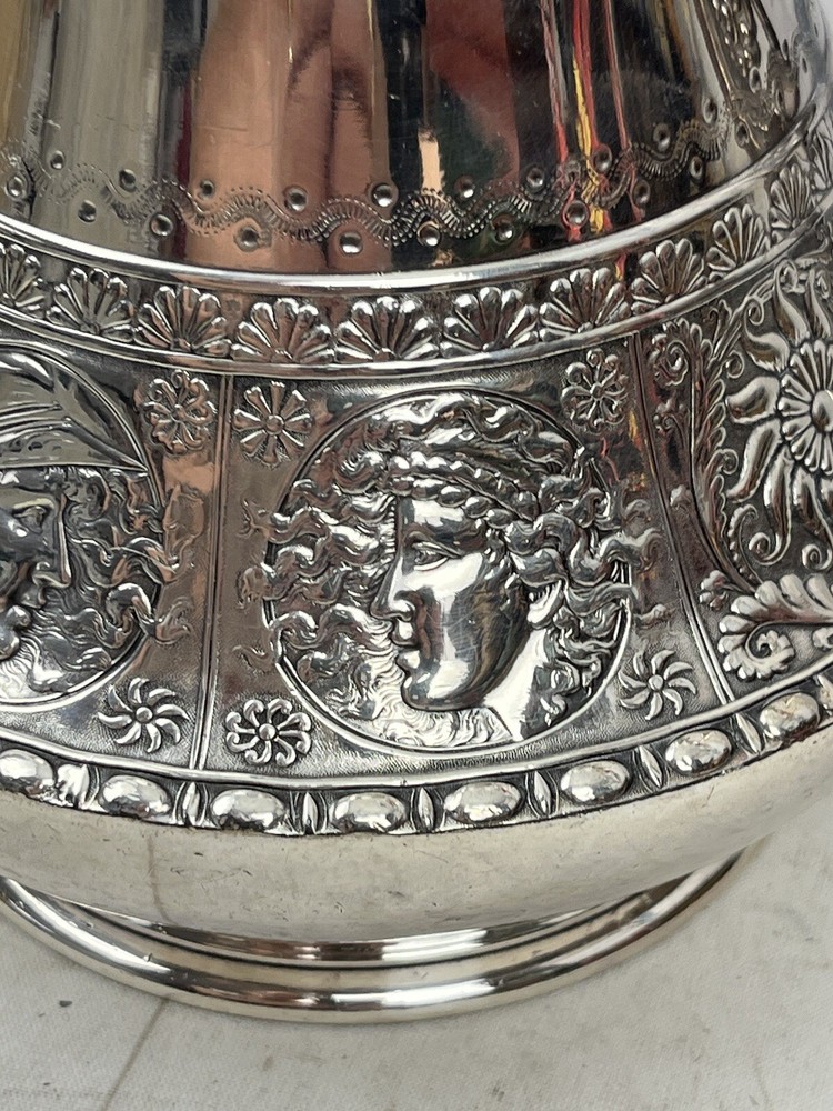 Mermod Jaccard & Co. St. Louis Silverplate Pitcher Late 19th Cen 9-1/2" Bin U51