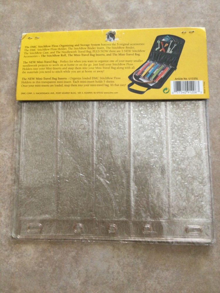 DMC Stitchbow Mini Binder Inserts - 3 Mini Binder Inserts New
