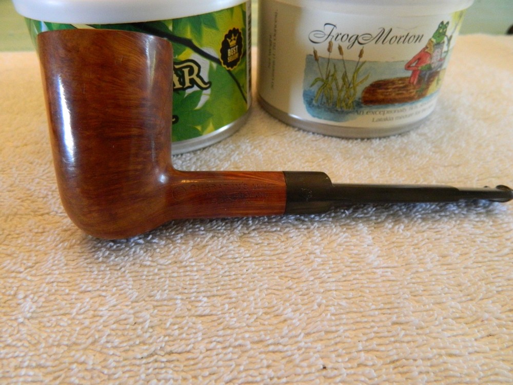 ESTATE PIPE CHARATAN'S MAKE SPECIAL , STACK, L IN CIRCLE,NEEDS STEM ,USED