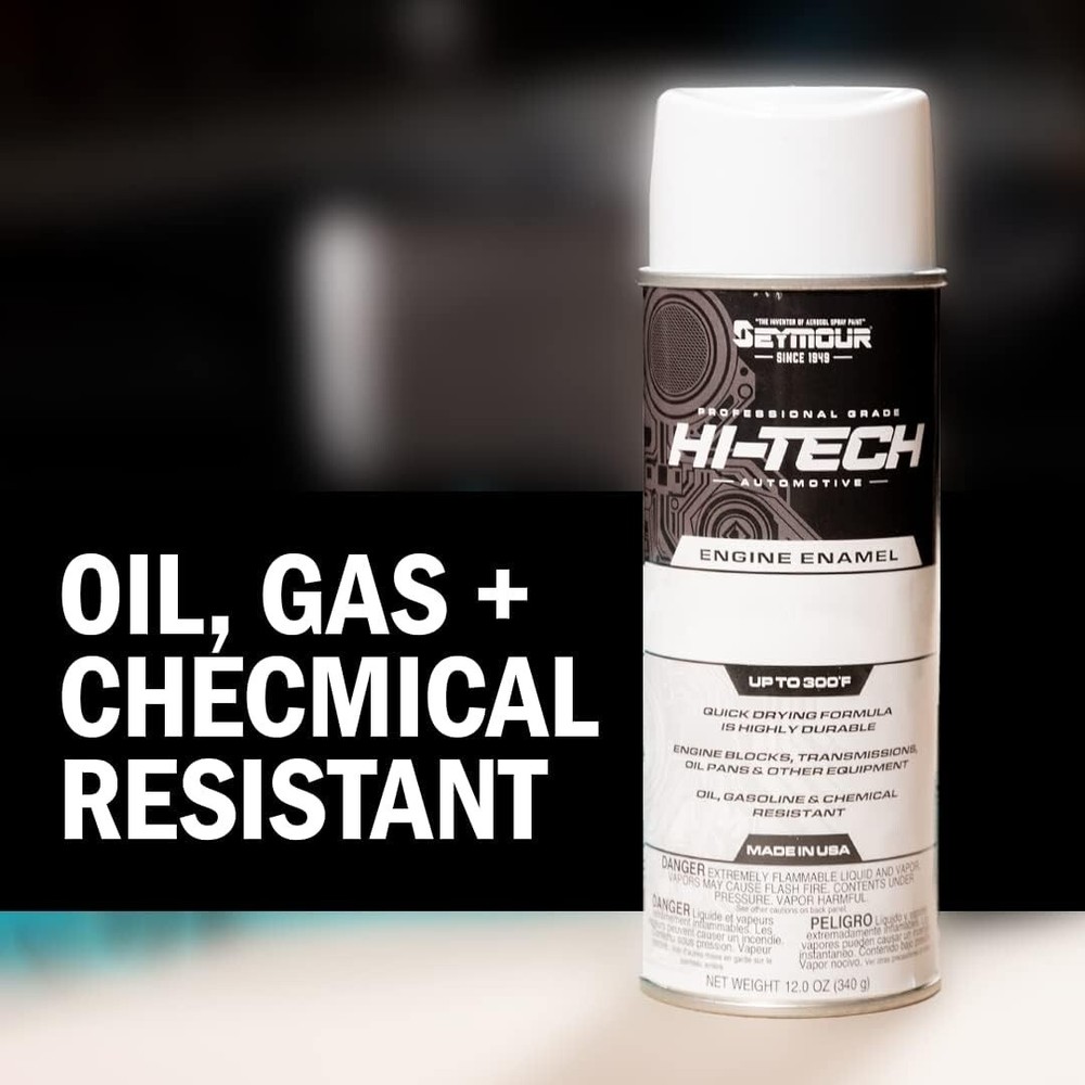 Gloss Clear Color High Temp Coating Engine Brake Spring Paint 12 Ounce