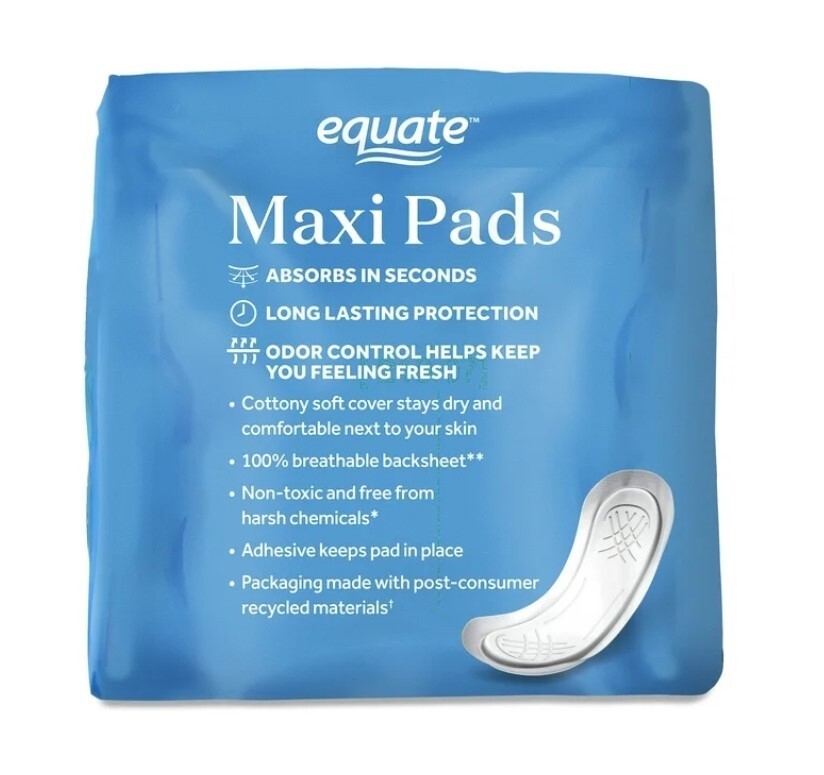 Maxi Pads, Super (48-Count) by Equate