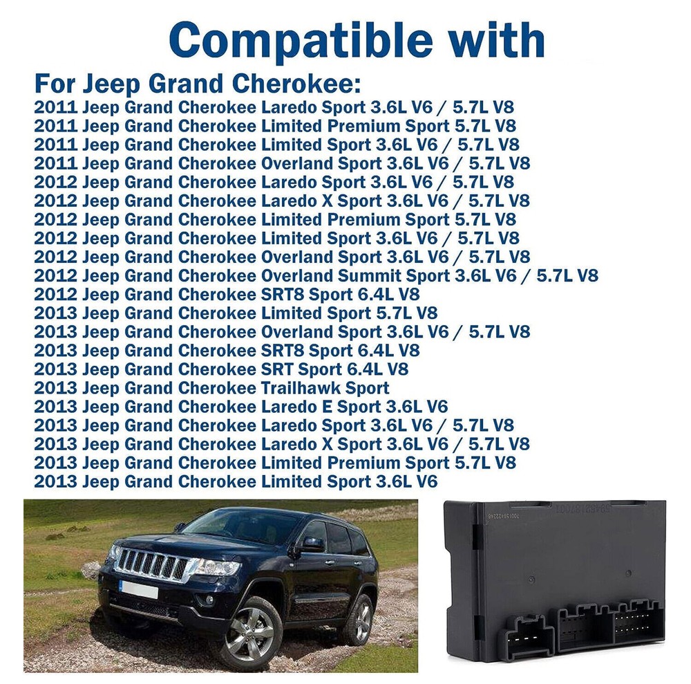 Programmed Transfer Case Control Module For 2011 2012 2013 Jeep Grand Cherokee