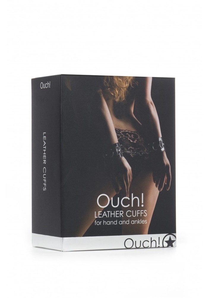 Leather Cuffs - Black