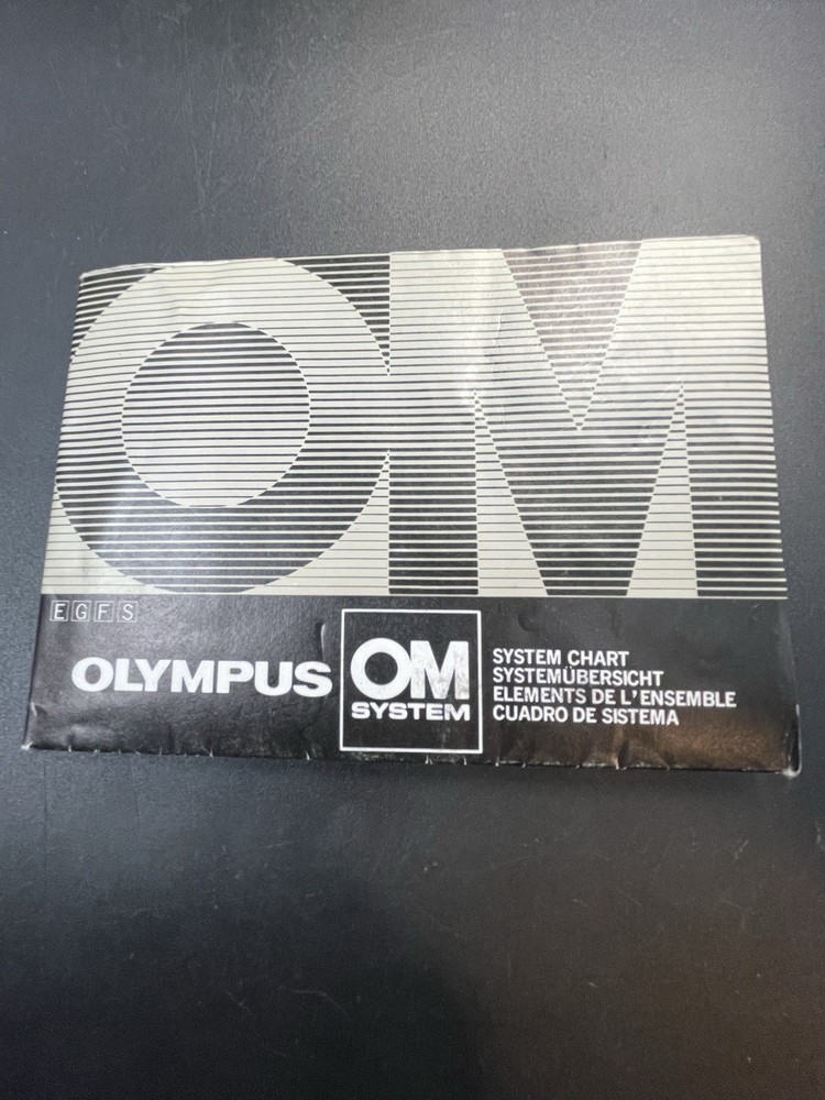 Olympus OM Manuals, System Chart, T45 Electronic Flash w/ bracket & battery