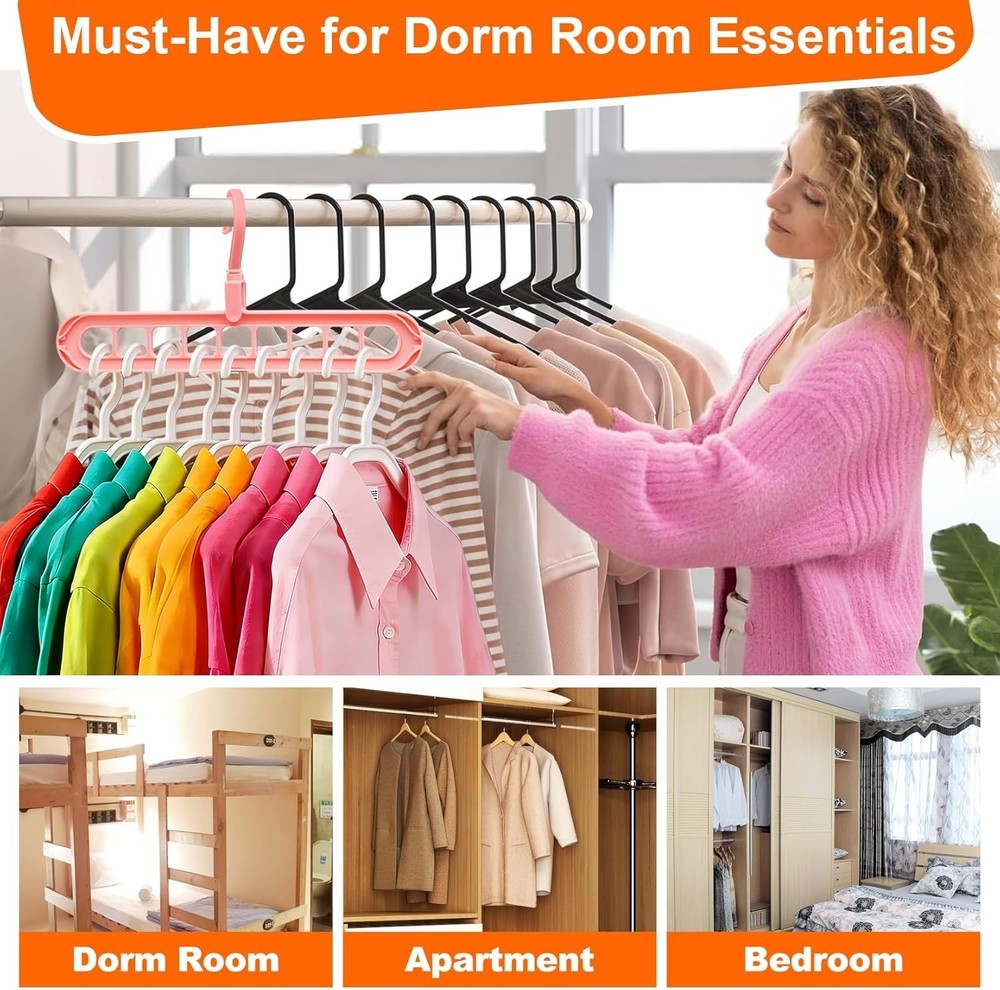 Multifunctional Closet Hangers - Durable Space Savers for Clothes Organization