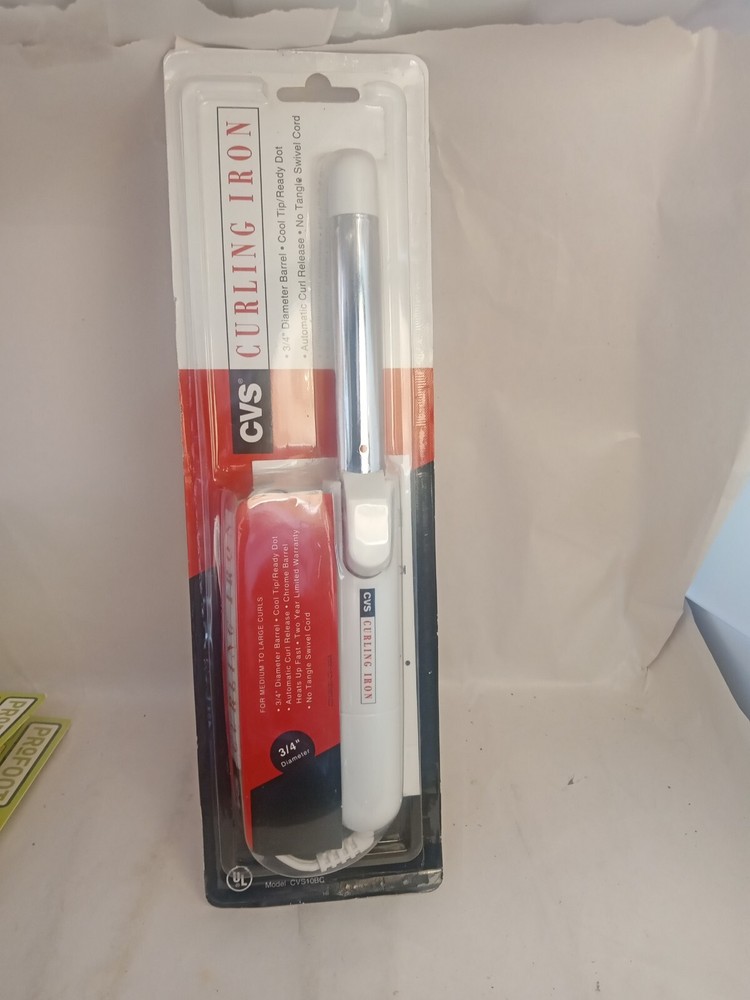CVS 3/4" Curling Iron Model Cvs10bc A42