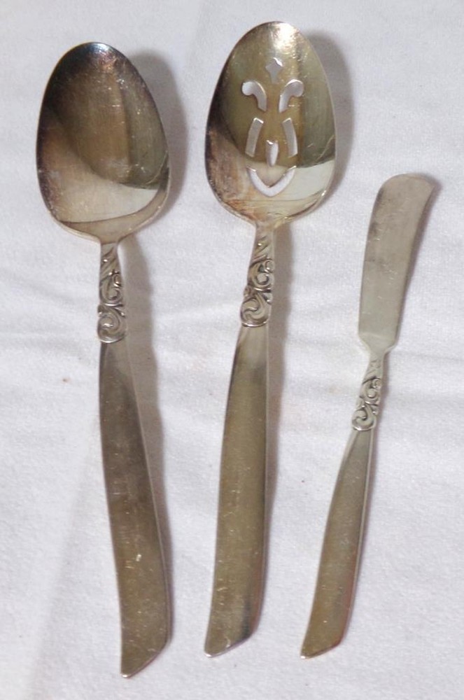 South Seas Community Silverplate Flatware Set 75 Pieces