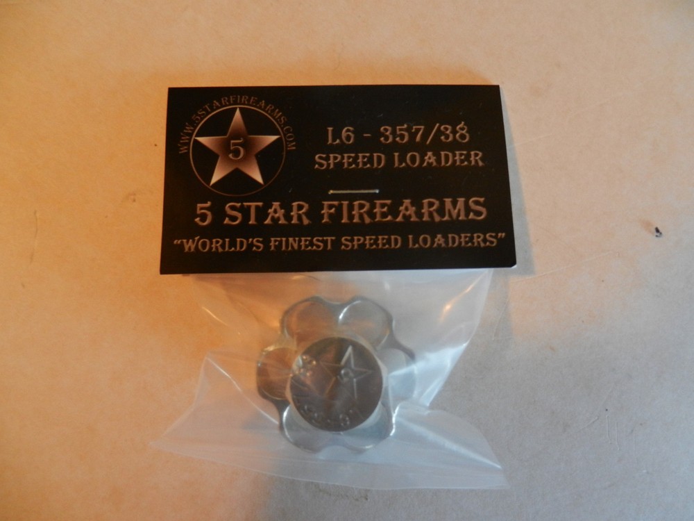 Aluminum Speedloader, Speed Loader; S&W 586, 686, GP100, Python; L6-357/38
