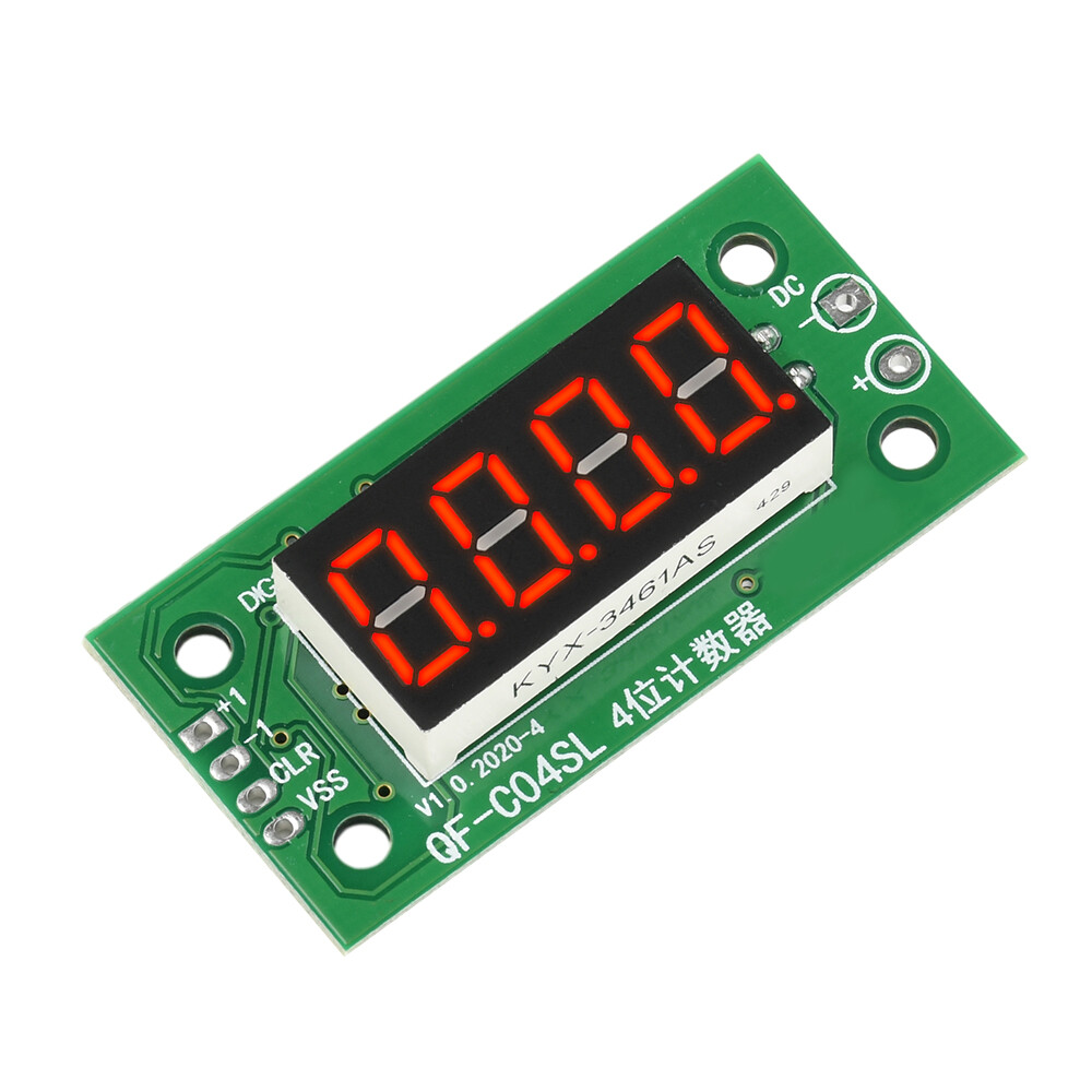 DC4-40V 0-9999 Electronic Digital Counter Module With Power Cut Memory Function