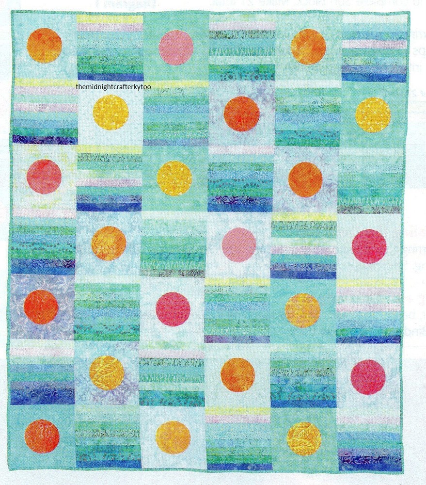 Caribbean Sunset Quilt Pattern Pieced/Applique EB
