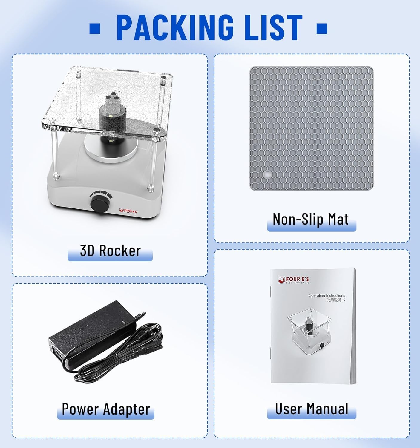 Lab Orbital Shaker Vortex Mixer Lab Mixer Shaker 360°Vibrat Platform Shaker New