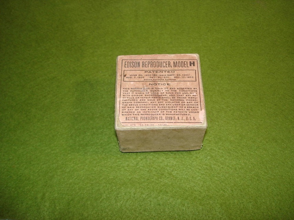 Edison Phonograph Brass Recorder - Rebuilt - EX.