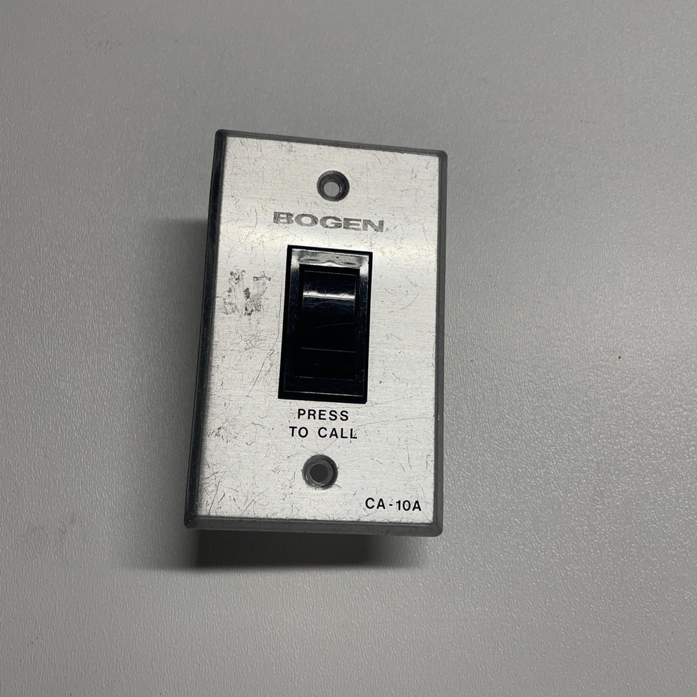 Bogen Communications CA10A - Call-In Switch CA-10A - USED/ UNTESTED