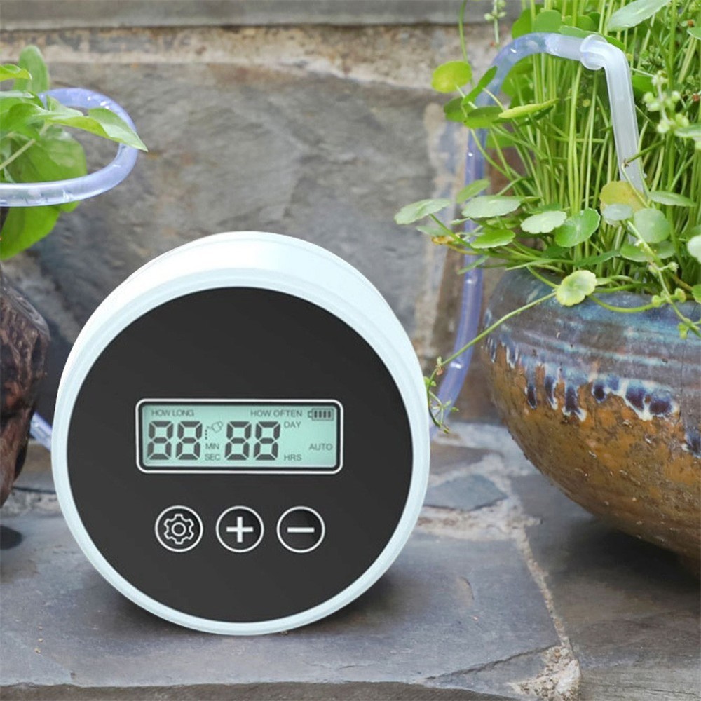 Smart Watering Device with Timer Control for Automatic Plant Irrigation System