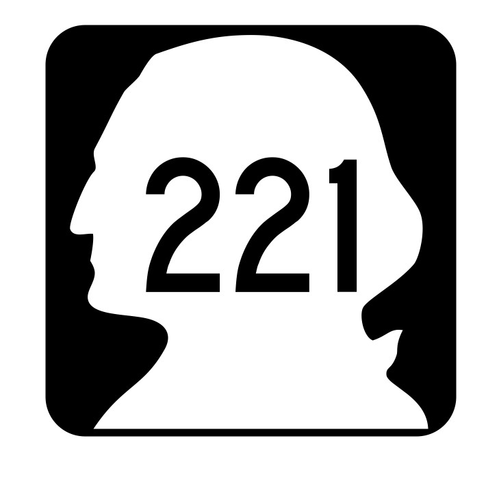 Washington State Route 221 Sticker Decal