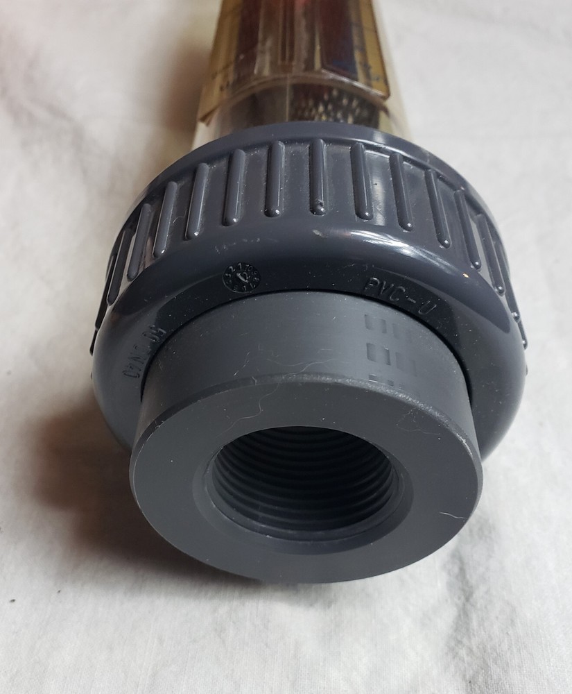 Flow Meter 200-2000 l/h, Conical Float, Variable Area , 16" long, 0.88-8.8 gpm