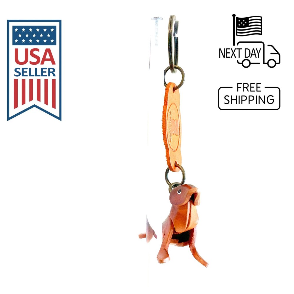 Seal Handmade Leather Keyring