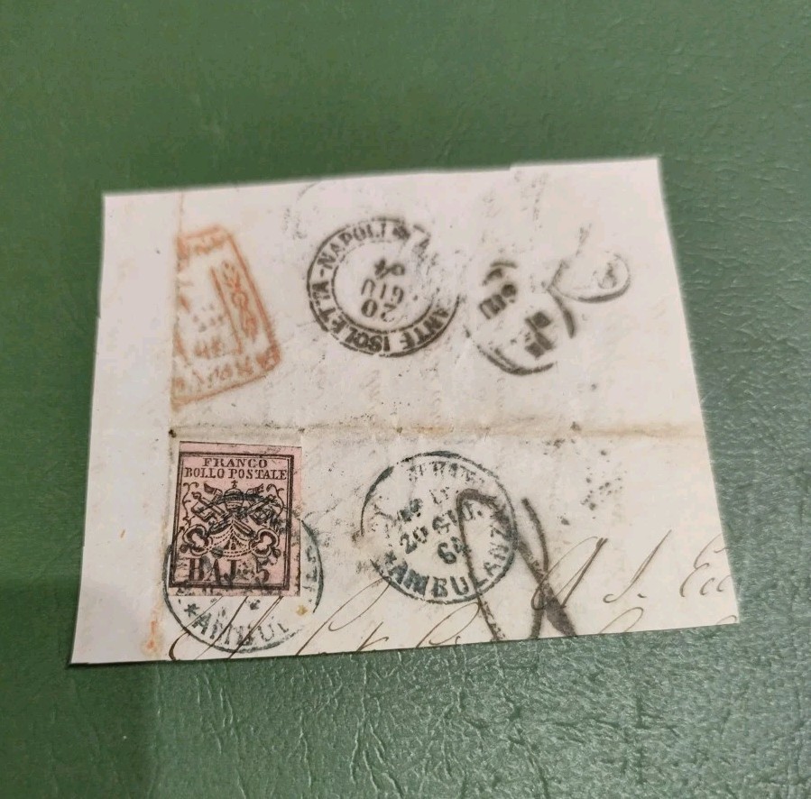 5 Baj. Three fragments. Different Colors.