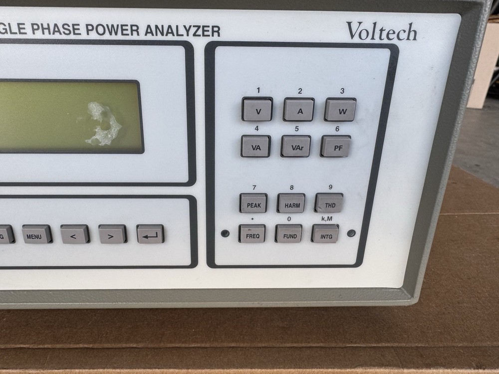 Voltech PM100 Single Phase Power Analyzer Power test only””